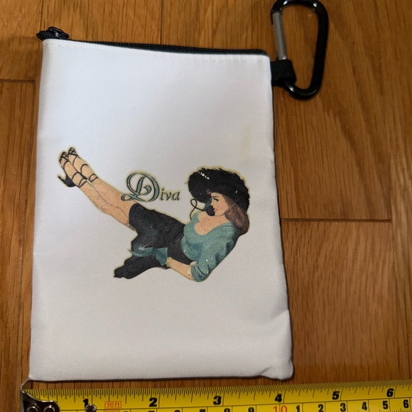 Studio Collection Handbags - Studio Collection Calendar Girl Diva zippered pouch with keychain. Very roomy.